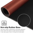 thumbnail image 3 of Cmhoo Gaming Mouse Pad with Stitched Edges,[27.5X11.8IN] Non-Slip Rubber Base,Waterproof Computer Desk Mat for PC,Mac, Laptop-Thick Durable Surface for Office,70x30 BrownW, 3 of 5