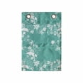 thumbnail image 1 of Sea Animals Hanging Pocket Organizer, Dolphins Flowers Sea Floral Pattern Starfish Coral Seashell Composition, Printed Polyester Storage Bag with Pockets, 14" x 20", Sea Green White, 1 of 2
