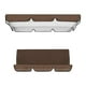 thumbnail image 2 of Juego de fundas para columpio de 3 plazas para jardín y patio, impermeables, para muebles de exterior Marrón, 2 of 9