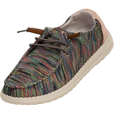 

NORTY Girls Female Child Casual Slip-Ons Loafers Boat Shoes Size 13