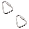 thumbnail image 1 of Transemion Portable Outdoor Carabiner Keychain Stainless Steel Quick Link 8mm 2Set, 1 of 6