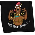 thumbnail image 2 of Scooby Doo Get Your Jingle On Men's Black Sleep Pajama Shorts-Large, 2 of 5