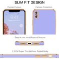 thumbnail image 2 of iPhone X Case,iPhone Xs Case,Phone case for iPhone X/XS,Slim Fit Soft with Adjustable Wristband Kickstand Scratch Resistant Shockproof Protective Cover for Apple iPhone X/XS, Lavender Purple, 2 of 18