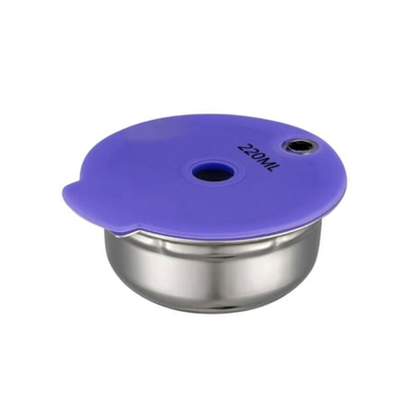 

Stainless Steel Coffee Capsule Easy Cleaning Filters Portable Durable Reusable Refillable for Coffee Maker Office Party Wedding Home 220ml