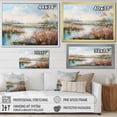 thumbnail image 4 of Designart "Meadow'S Flowered Charm" Meadow Wall Art Living Room, 4 of 7