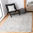 thumbnail image 2 of SAFAVIEH Aspen Linton Distressed Geometric Wool Area Rug, Grey/Beige, 6' x 6' Square, 2 of 8