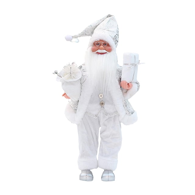 Figura de Papá Noel de 18 pulgadas con bolsa de Regalo perfke muñeca santa