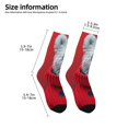 thumbnail image 2 of Fuzoiu Stylish Polar Bear Sunglasses Print Kids Socks For Boys Girls,Grip Crew Socks with Non Slip,Lightweight Stretch Crew Socks,Toddlers Crew Boot Socks, 2 of 5