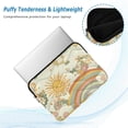 thumbnail image 2 of FORMRS 15"-15.6" Laptop Sleeve Protective Case Soft Carrying Quilted Computer Bag Cover, Beige Clouds, 2 of 7