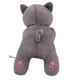 thumbnail image 3 of Juguetes de peluche Miss Misa y Luna Kawaii Gris Esqueleto Ala rosa Muñecas de gato Animales de peluche suaves Regalos de fiesta Petmoko 117, 3 of 3