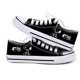 thumbnail image 3 of Snoopy-Zapatillas de lona creativas de dibujos animados para hombre y mujer, zapatos informales versátiles de moda, versión coreana, grafiti, 3 of 5