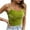 Green, variant on MIUOWANP Women's Sleeveless Gold Velvet Suspender Solid V-neck Top Tank Tops Loose Fit Spaghetti Strap