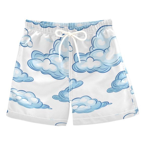 Blue Clouds Boys' Swim Trunks Board Shorts Beach Pants Bathing Bottoms 2T