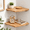 Natural-16in 2-Pack, variant on Corner Floating Shelves Set Of 2 16 Inch Solid Wood