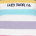 thumbnail image 4 of Lazy Jacks Boys/Girls Striped Quarter Zip Sweatshirt, 4 of 4