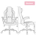 thumbnail image 3 of BestOffice Ergonomic Gaming Chair, Lumbar Support, Swivel Rolling for Men, Women(Pink), 3 of 8