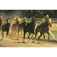 thumbnail image 2 of Unknown 18x13 White Modern Wood Framed Museum Art Print Titled - The Derby, 2 of 4