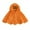 Orange, variant on Boys Autumn Winter Warm Cape Jacket With Halloween Pumpkin Embroidery Cozy Outerwear for Toddler Kids - White