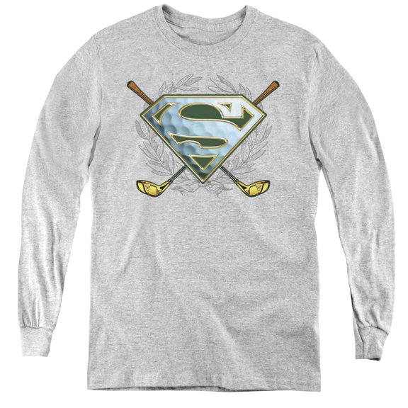 Superman - Fore! - Youth Long Sleeve Shirt - Small