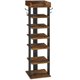 thumbnail image 1 of Estante para zapatos HOOBRO, vertical, 7 niveles, madera rústica, marrón, 1 of 9