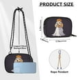 thumbnail image 4 of FORMRS Mini Crossbody Bag for Women Adjustable Rope Shoulder Casual Phone Purse, Yellow Halloween Dog, 4 of 7