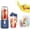 A, variant on erfcxs Personal For Shakes & 400ml – 2 To Go Portable Cups & Lids Easy Clean High Speed Mixer For Juices Kitchen Baby Food – Powerful Motor Double Tap