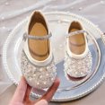 thumbnail image 2 of WXFAZCVU Girls Dress Shoes Flat Bottom Sequined School Wedding Party Shoes Trendy Footwear Size 10.5, 2 of 4