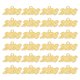 thumbnail image 1 of Encanto de Borlas de Graduación Uxcell 2026, 24 Pcs Encanto de Letras Medianas de Aleación, Oro, 1 of 6