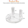 thumbnail image 3 of 8 Packs 1.9Inch Rock Display Stand, Three-Peg Square Acrylic Stands for Rocks, Minerals Slab, Crystal, 3 of 8