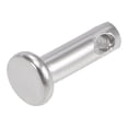 thumbnail image 3 of Uxcell Single Hole Clevis Pins - 3mm x 10mm Flat Head 304 Stainless Steel Link Hinge Pin 10 Pcs, 3 of 5