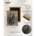 thumbnail image 4 of Lienzo decorativo de pared con estampado de conejo de pascua de InsimSea, 30 x 40 cm, 4 of 7