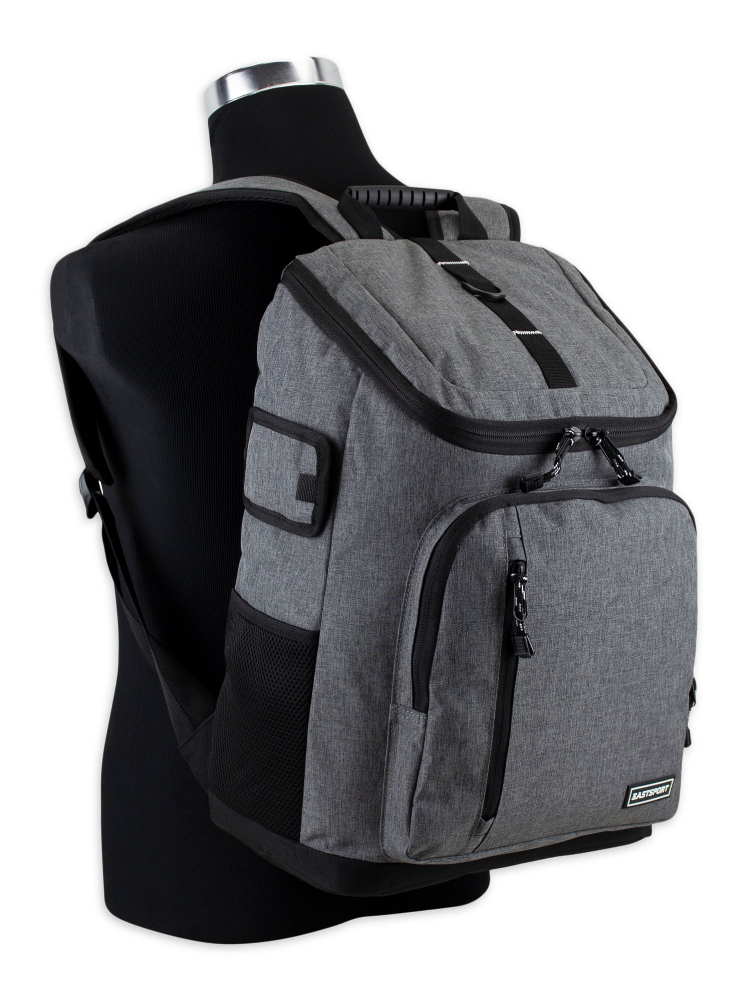 Eastsport Unisex Legend Laptop Backpack, Dark Gray