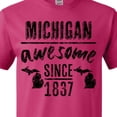 thumbnail image 4 of Inktastic Michigan Awesome Since 1837 T-Shirt, 4 of 5