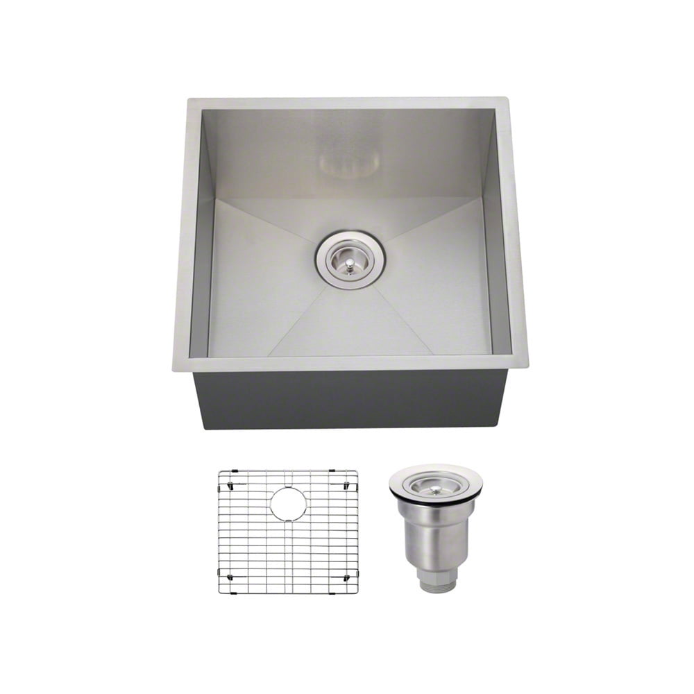 2321S 16-Gauge Undermount Single Bowl 90° Rectangular Stainless Steel Utility Sink
