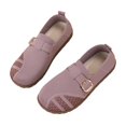 thumbnail image 6 of Hollow Breathable Mesh Knit Walking Flats For Women, Metal Buckle Strap Lightweight Cushioned Soft Sole Daily Outdoor Casual Loafers, 6 of 6