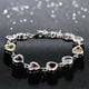 thumbnail image 4 of Pulseras para mujer, regalos para mujer, pulsera de plata de ley 925, brazalete ajustable con corazón de amor, pulsera con circonita y piedra de nacimiento., 4 of 5