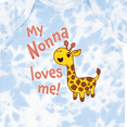 thumbnail image 4 of Inktastic My Nonna Loves Me Cute Giraffe Boys or Girls Baby Bodysuit, 4 of 5