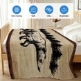 thumbnail image 4 of Brown Black Bear Cooling Blanket, Lightweight Breathable Summer Throw Blanket with Double Sided Cold Effect, Farmhouse Cabin Forest Vintage Picnic Beach Blankets Bed Sheet for Hot Sleepers 30"x40", 4 of 8