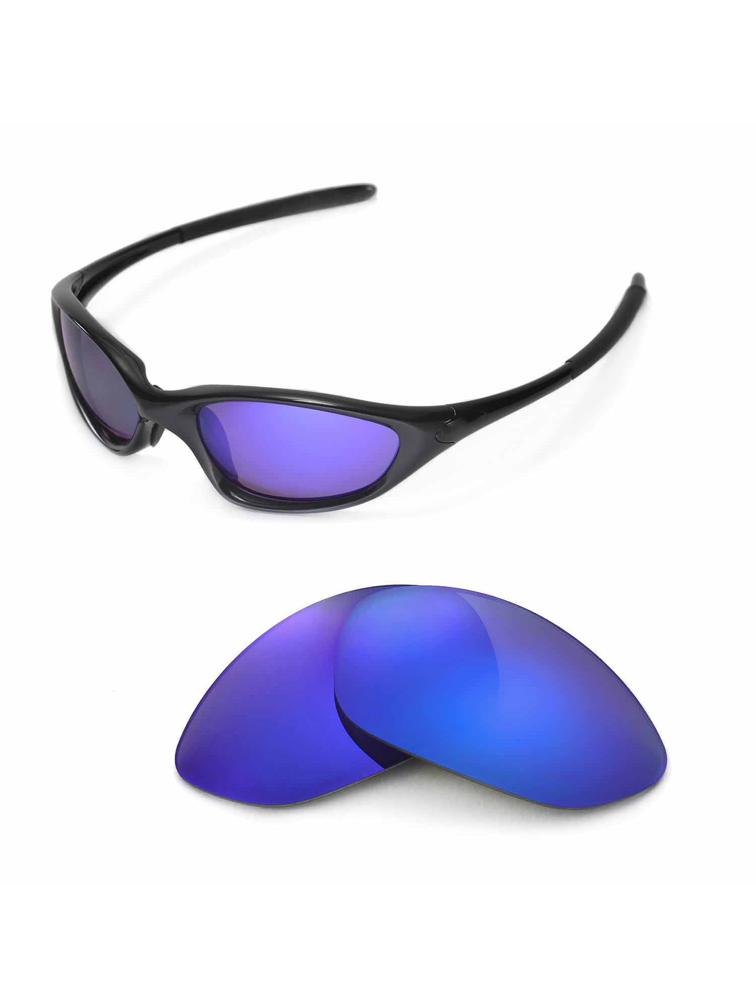 Walleva Purple Polarized Replacement Lenses For Oakley XX/Old Twenty  (before 2011 version) Sunglasses 