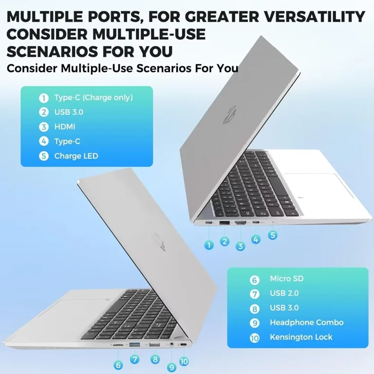Nimo 15.6'' Laptop, Windows 11, Intel N100, 16GB RAM, 1TB SSD, Wi