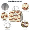 thumbnail image 4 of Lunch Bag Lunch Box for Women Reusable Insulated Lunch Bags,Water-Resistant Holy Sandwich Cooler Lunch Tote Bag, Large Capacity for Work Travel Picnic, 4 of 6