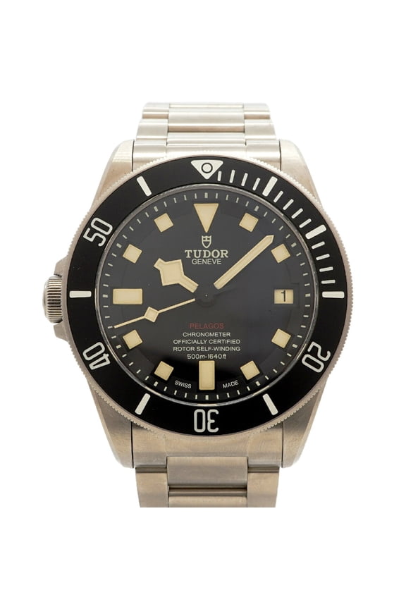 Pre-Owned Tudor Pelagos LHD 25610TNL Black Dial Men's Watch