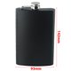 thumbnail image 2 of 7-12Oz Pocket Hip Flask Alcohol Bottle Travel Engraved Wine Drink Pot Alcohol Whiskey Flagon Funnel Male Small Mini Bottle, 2 of 10
