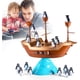 thumbnail image 2 of Equilibrio De Pingüinos, Juegos De Mesa Preescolares Con Bloques De Pingüinos De Barco Pirata, Juego De Equilibrio De Piratas De Pingüinos Para Juegos De Mesa Familiares (32X18X29CM), 2 of 5