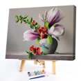 thumbnail image 1 of Cuadros Decorativos Kit de pintura por números DIY Magnolia Oil Art Picture Craft Home Wall Decor (B2860) Ehuebsd embutido en tela, 1 of 9