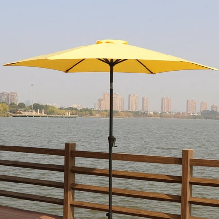 CoSoTower 9  Pole Umbrella with Carry Bag  Yellow