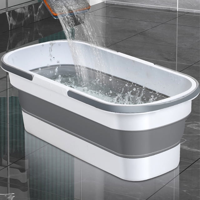 Tina de lavado rectangular Lavabo de plástico plegable Suministros de limpieza para el hogar