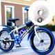 thumbnail image 5 of Greeniant Casete para bicicleta, accesorios para ciclismo huecos, suministros para ciclismo, volante de Metal, casetes de 8 velocidades, piñón de mano de Ciclismo Plata 10S 11-32T Greeniant OD026032-01, 5 of 6