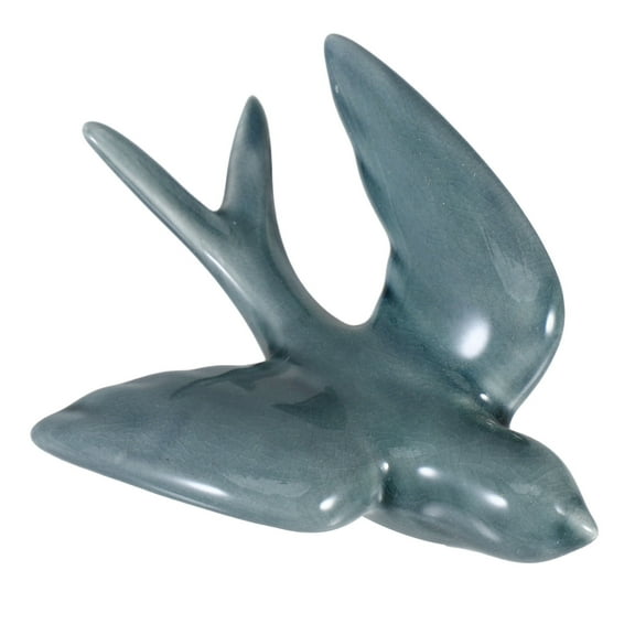 FRCOLOR Artwork Swallow Wall Sculptures Decoration Ceramic Bird Sculpture Bird Wall Accent Hanging Decor For Living Room Bedroom Dining Room