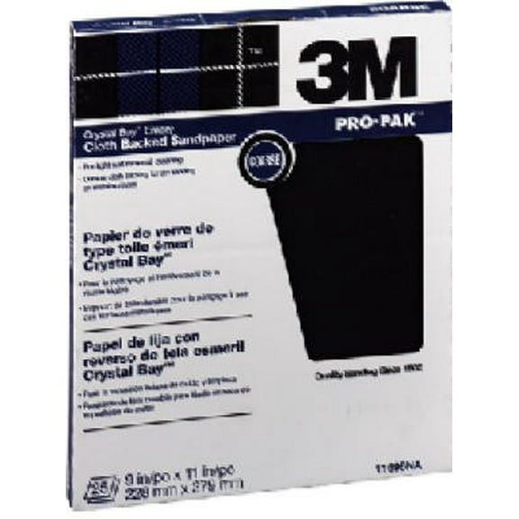 3M 02433 Coarse Crystal Bayâ„¢ Emery Cloth Coated Abrasive Sheets